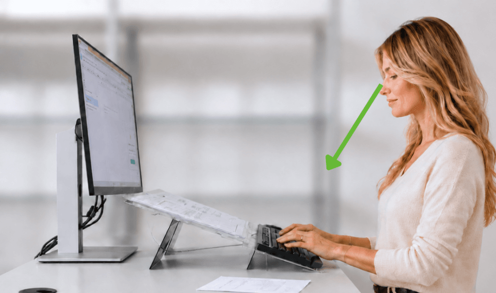 5 ergonomsko dvignjena tipkovnica